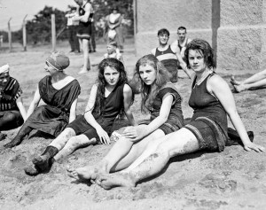 Bathing beach, 1920s