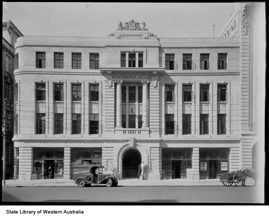 newspaper house