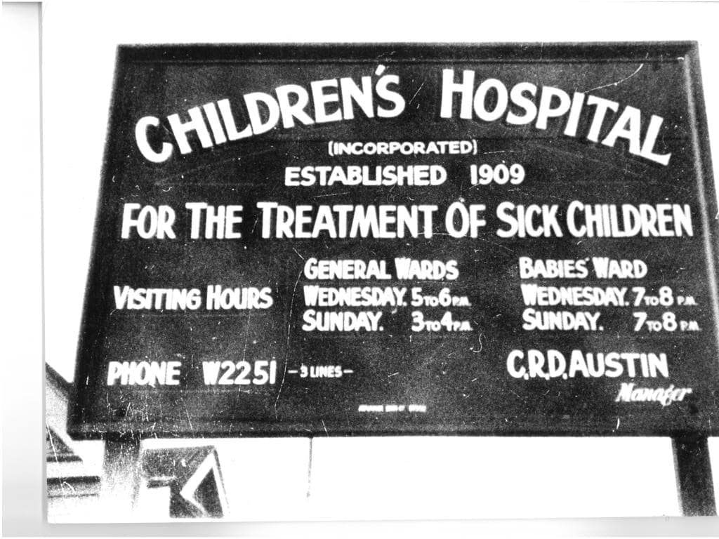 hospital sign